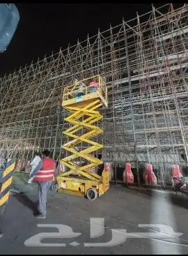 سيزر لفت للإيجار اليومي والشهري Scissor lift rent 5