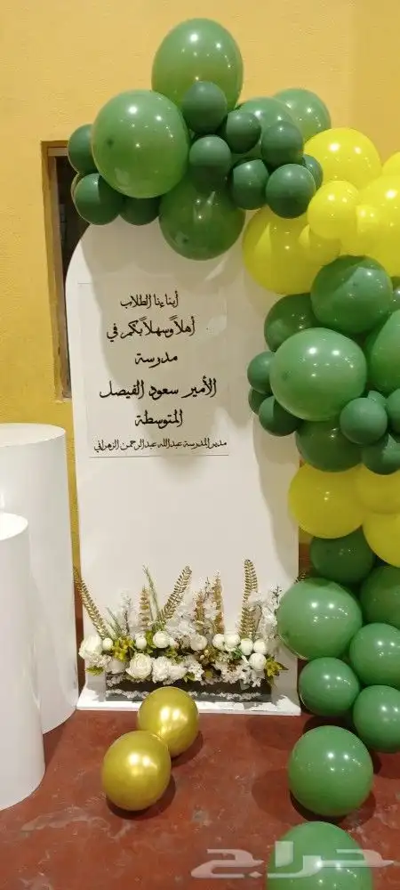 تنسيق بالونات العودة للمدارس 1