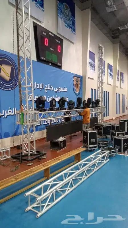 تنظيم الاحتفالات والمهرجانات والمعارض اجهزه الاضاءه والشاشات 2
