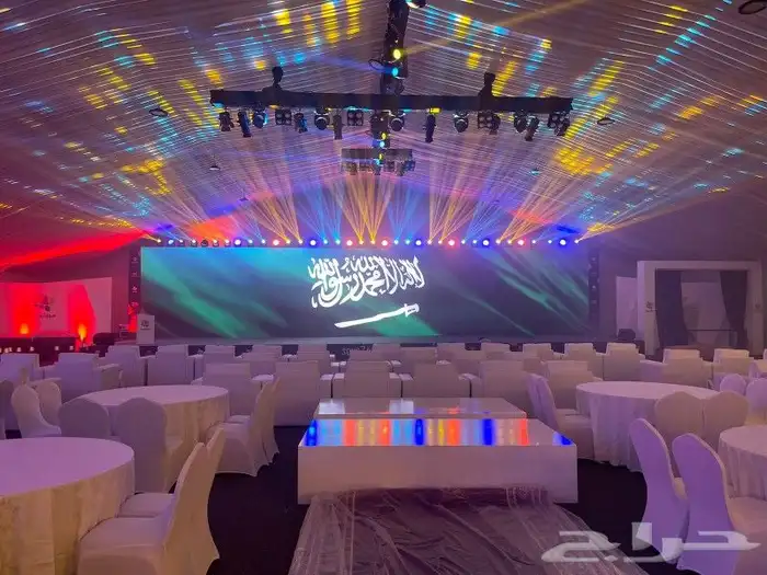 تنظيم الاحتفالات والمهرجانات والمعارض اجهزه الاضاءه والشاشات 6