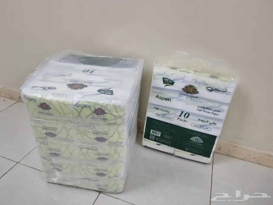 مناديل اسبين ناعمة بالات جديدة جملة 0