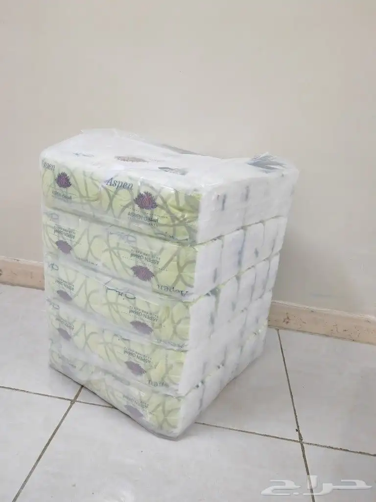 مناديل اسبين ناعمة بالات جديدة جملة 7
