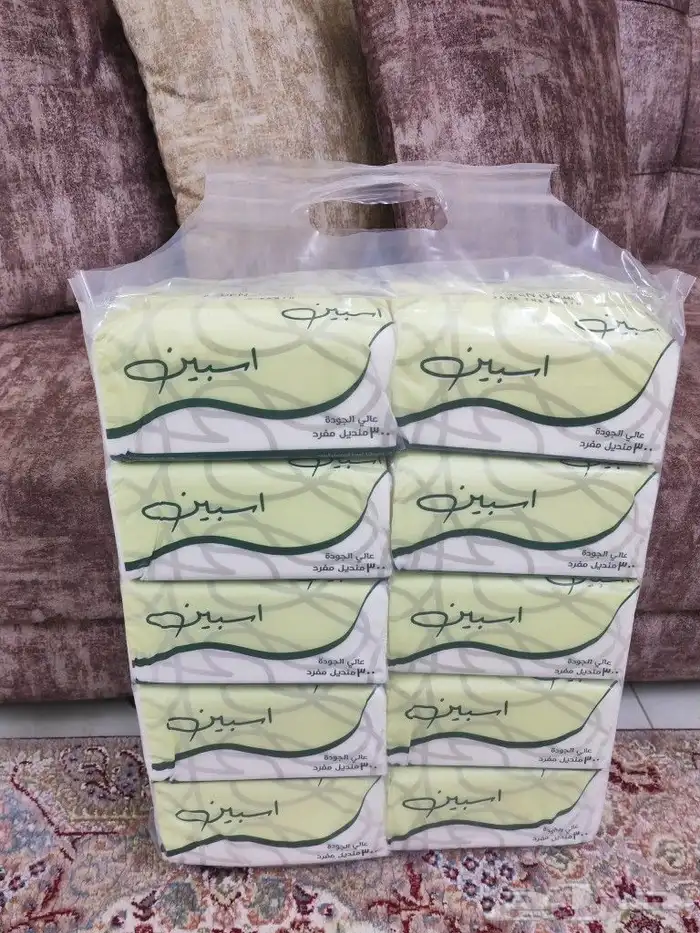 مناديل اسبين ناعمة بالات جديدة جملة 9
