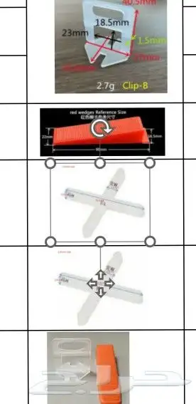 عرض خاص فواصل كلبسات بلاط سبيسر صليب tile spacer clip 1