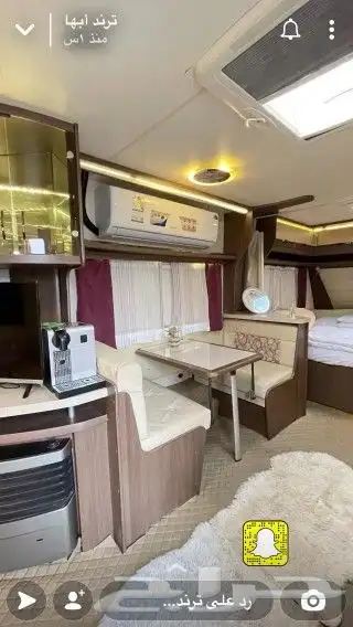 كرفان الفن أبها والسودة الفاخرة للأيجار - مخيم مزرعة شاليه 20