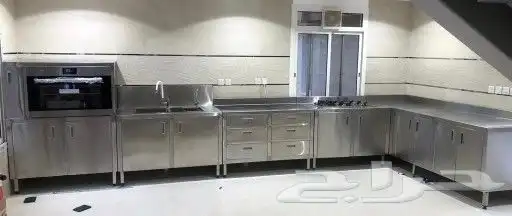 تفصيل مطابخ استانلس استيل تايواني أصلي على حسب الطلب 18