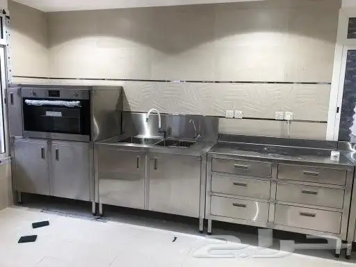 تفصيل مطابخ استانلس استيل تايواني أصلي على حسب الطلب 20