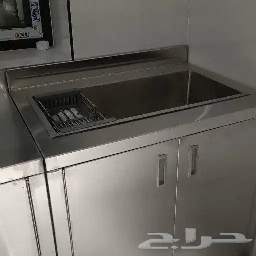 تفصيل مطابخ استانلس استيل تايواني أصلي على حسب الطلب 15