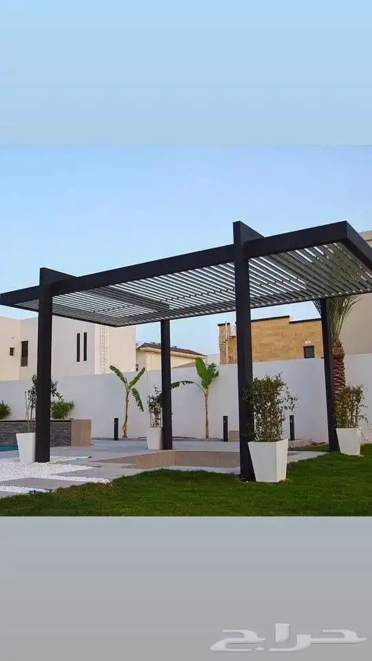 مظلات وسواتر وجميع اعمال الحداده 9