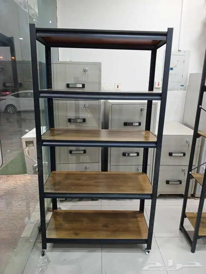 رفوف تخزين بعجلات 2