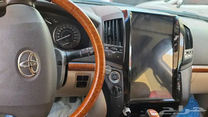 اصلاح شاشات التسلا الكبيرة الطافيه جيب لاندكروزر 2015 2