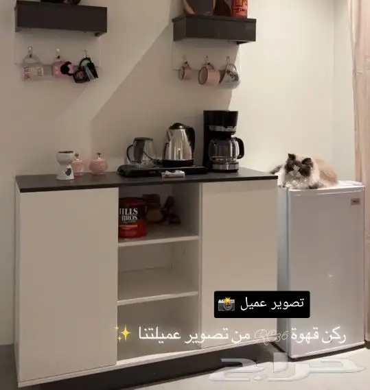 تصوير العملاء لبعض الطاولات وركن القهوه 30