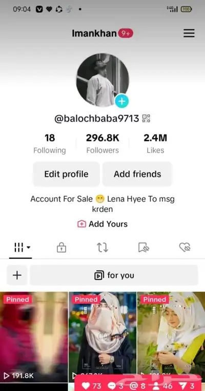 Tiktok account available in cheap rates 2