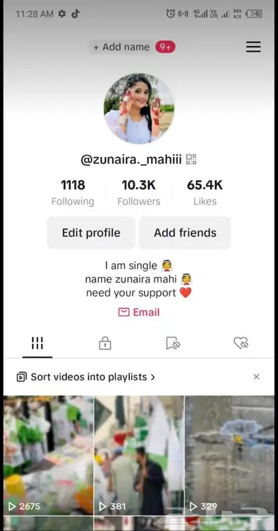 Tiktok account available in cheap rates 9