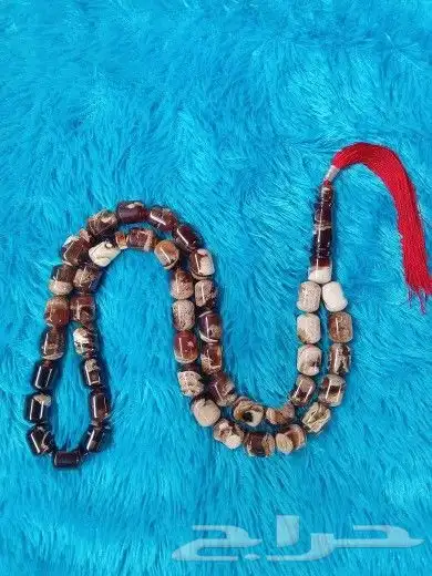 عصا ابانوس عكاز سبح فضة سبح كهرمان احجار ياقوت عقيق 3