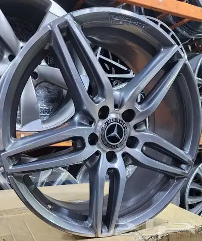 جنوط مرسدس E400 مقاس 19 اصلي وكاله موديل 2019 2