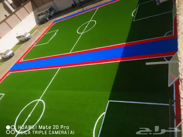 إنشاء ملاعب كره القدم وتجهيزها عشب صناعي جيزان صبيا ابوعريش 6