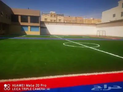 إنشاء ملاعب كره القدم وتجهيزها عشب صناعي جيزان صبيا ابوعريش 10