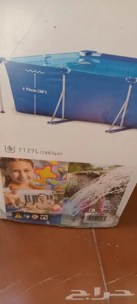 بركة سباحة نوع فاخر اعمدة وليست هوا مقاس ضخم 3