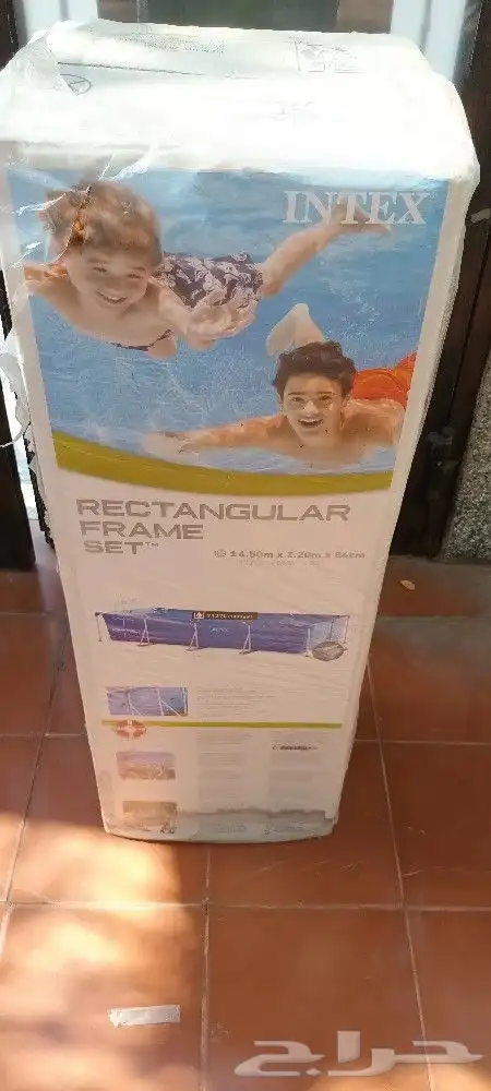 بركة سباحة نوع فاخر اعمدة وليست هوا مقاس ضخم 9