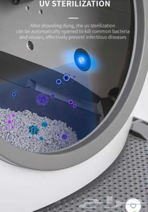 لتر بوكس إلكتروني.. حمام للقطط تنظيف ذاتي .. لتر بوكس 2