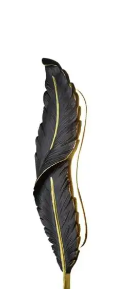 إضاءة حديثه 2024 شكل ريشه على بطاريةقابلة لاعادة لشحن 4