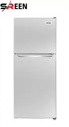 ثلاجة سرين بخار حجم وسط 14.4 قدم لون استيل 0