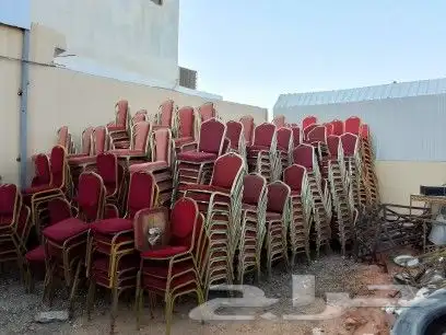 تاجير كراسي ملكي وكراسي مخمل وطولات استقبال طعام 7