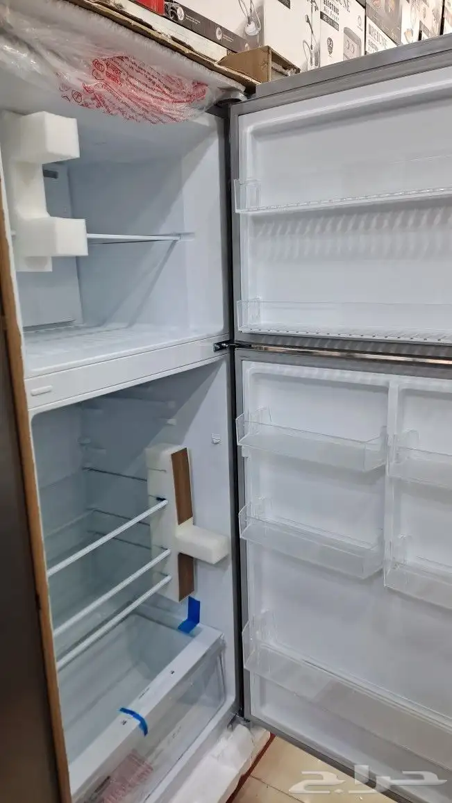 ثلاجة سرين بخار حجم وسط 14.4 قدم لون استيل 2