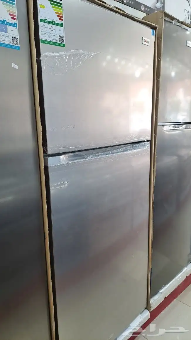 ثلاجة سرين بخار حجم وسط 14.4 قدم لون استيل 1