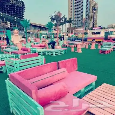 تفصيل كراسي و طولة كلاسيكية من طبليات خشبيه 2