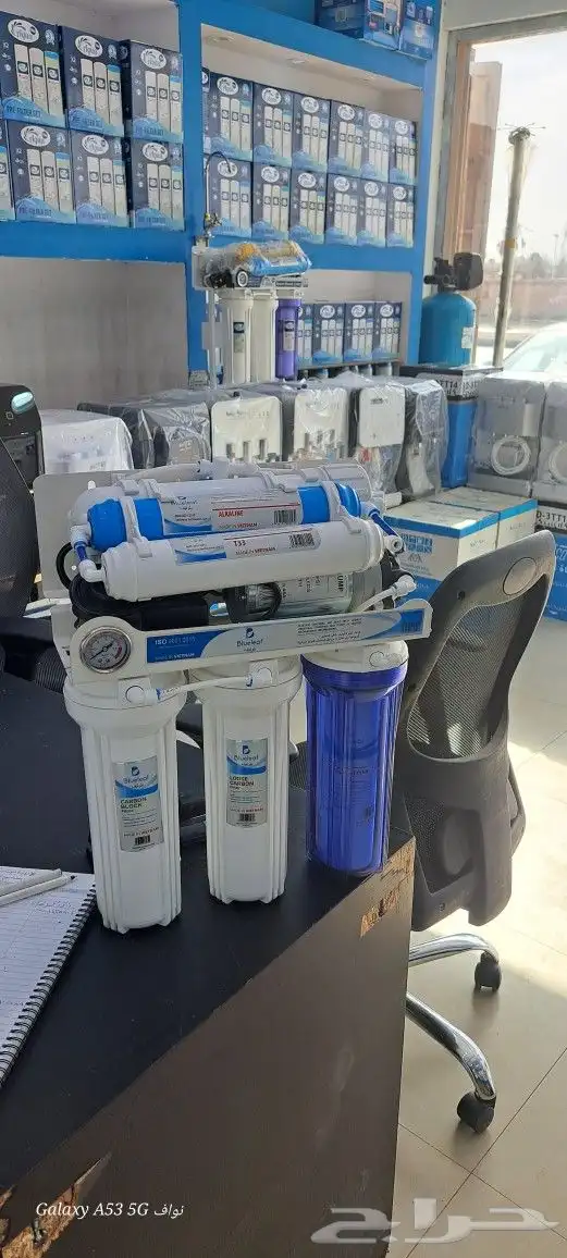 فلاتر تحلية المياه اجهزة تحلية صيانه تغير فلاتر فلتر تحليه 5