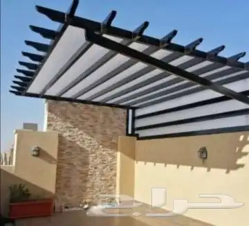 مظلات وسواتر وجميع اعمال الحداده 26