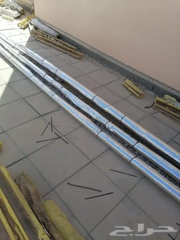 تغليف مواسير المياه عوازل اسطح 5