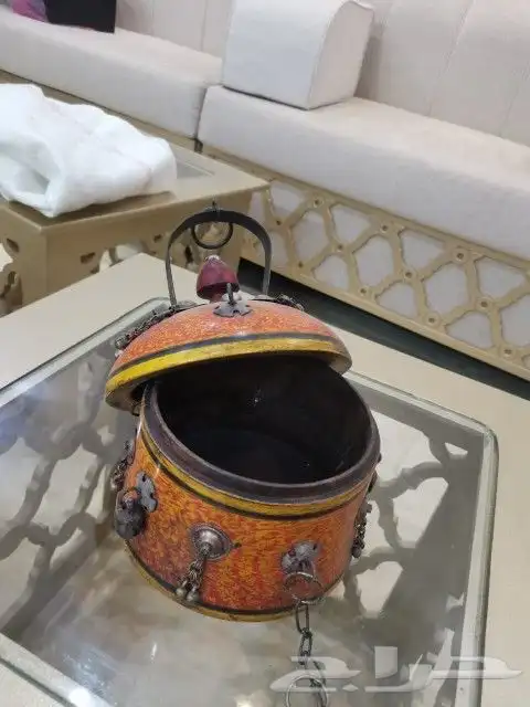 حافظة علبه قديمة صناعة أفغانستان تحفة نادرة 1