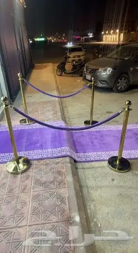 تأجير وبيع حواجز بنكيه وسجاد خزامى 8