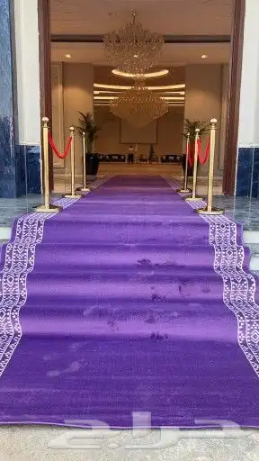 تأجير وبيع حواجز بنكيه وسجاد خزامى 2