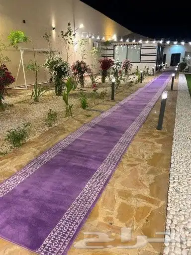 تأجير وبيع حواجز بنكيه وسجاد خزامى 1