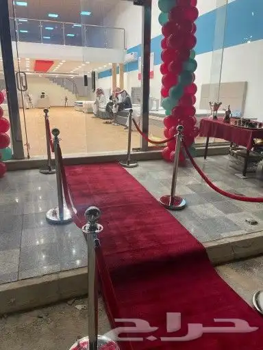 تأجير وبيع حواجز بنكيه وسجاد خزامى 3