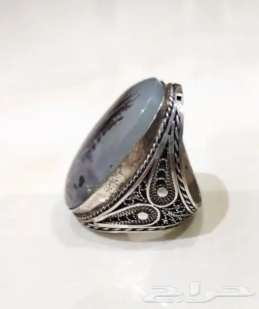 خاتم عقيق شجري 2