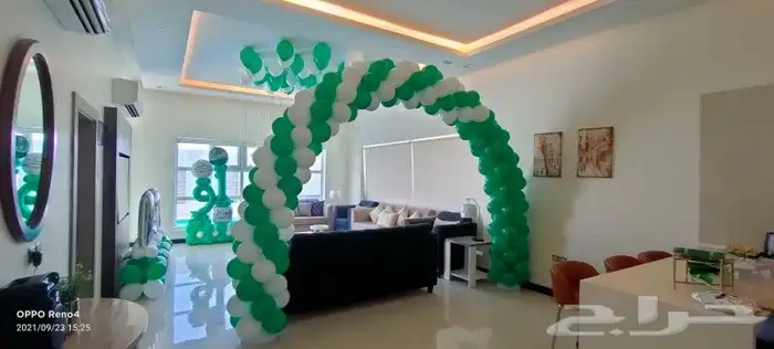 تنسيق قوس بالون افتتاح محلات 1