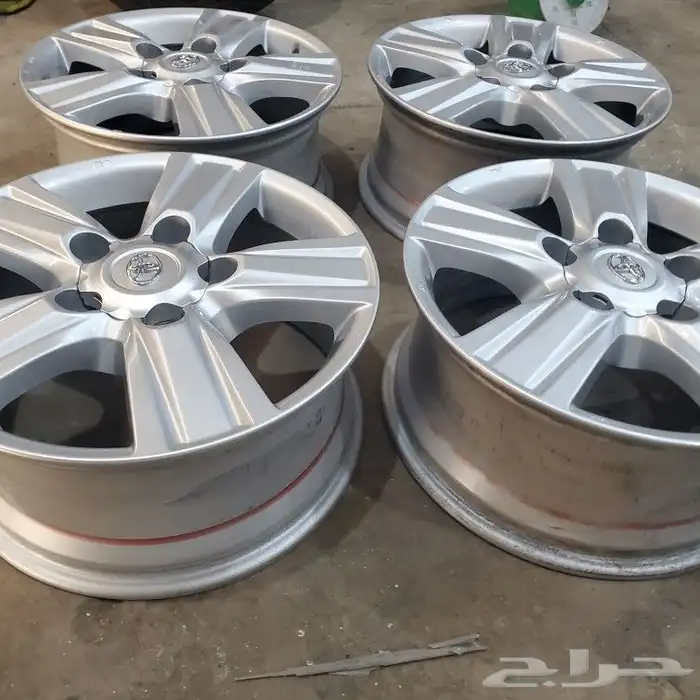 جنوط جيب لاندكروزر فل كامل اصلي وكاله مقاس 18 3