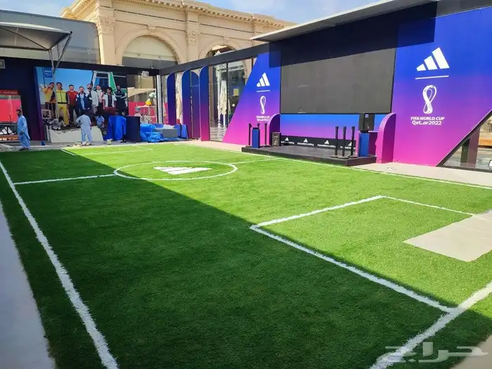 إنشاء ملاعب كرة القدم بالعشب الصناعي وارضيات مطاطية 32