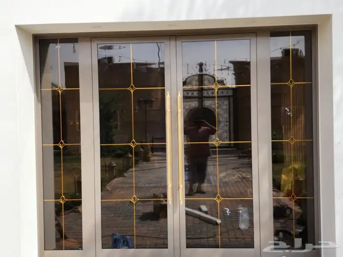 شبابيك درايش ابواب المنيوم قواطع كرديون دبل جلاص 1