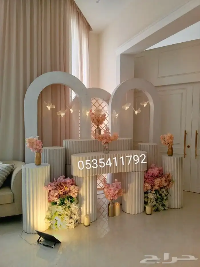 حفلات ومناسبات تاجير طاولات استقبال طولات حلا تاجير  وشه 3