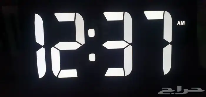 للبيع ساعه رقمية أكورايت LED مع تعتيم تلقائي للسطوع 1