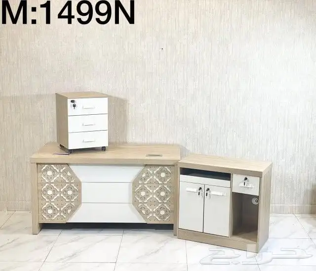 أثاث مكتبي  مكاتب وكراسي  وحدات عمل مفرد وثنائي ورباعي 21