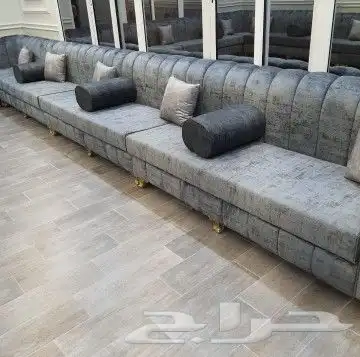 تفصيل كنب صاله حرف L ومجالس حسب الطلب 9