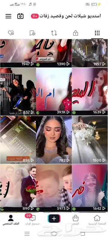 استديو تنفيذ شيلات زواج زفات عريس عروس بالاسماء تصميم 1