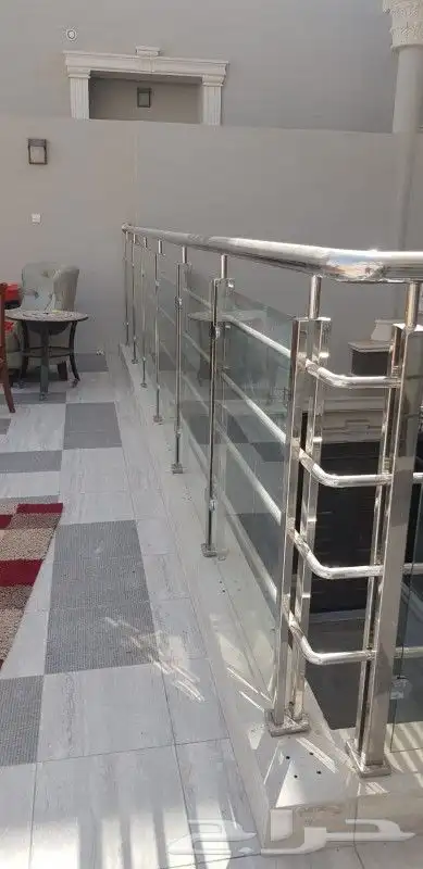 دربزين استيل بجميع اشكاله حواجز مسابح استيل قزاز 8